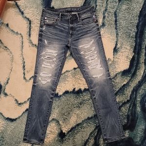 American Eagle Ripped Skinny 34x32